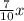 \frac7{10}x