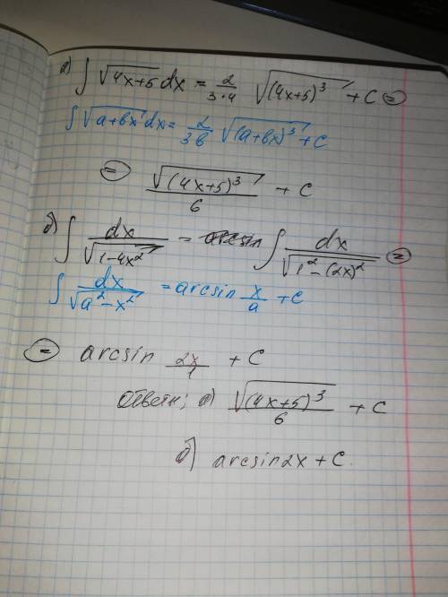 Решите номер 5 тема: интегралы