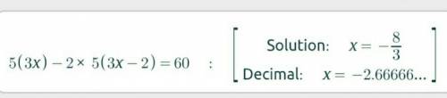 5(3x)-2•5(3x-2)=60 решить показательные уравнение