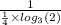 \frac{1}{ \frac{1}{4} \times log_{3}(2) }