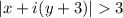 |x+i(y+3)|3