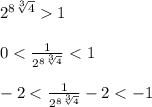 2^{8\sqrt[3]{4}}1 \\ \\ 0