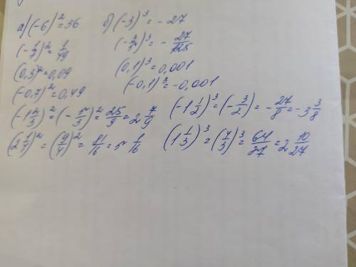 42. Найдите значение:а) x®, если х = -6; -н0,3; -0,7; -1 : 21б) у”, если у = -3; -3; 0,1; 0,1; -11.​