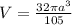 V=\frac{32\pi a^3 }{105}