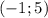 (-1;5)