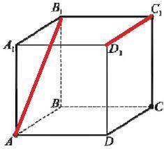 Перечислить и указать в кубе АВСДА1 В1 С1 Д1 прямые, скрещивающиеся с каждой из двух прямых Д1 С1 и