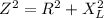 Z^{2} =R^{2} +X_L^{2}