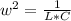 w^{2} =\frac{1}{L*C}