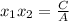 x_1x_2=\frac{C}{A}