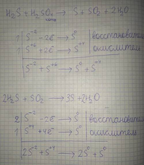 Сделайте окислительно-восстановительный баланс к каждой реакции