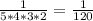 \frac{1}{5*4*3*2} =\frac{1}{120}