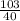 \frac{103}{40}