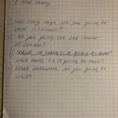 Поставить в правильном порядке. 1. are \ you \ How many days \ spend \ going to \ in London? 2. you