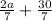 \frac{2a}{7} + \frac{30}{7}