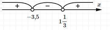 Погите х-4) (2х+7)>0; -2(7-5х) (2х+3)>0;