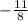 -\frac{11}{8}