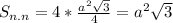 S_{n.n} = 4 * \frac{a^{2}\sqrt{3} }{4} = a^{2}\sqrt{3}