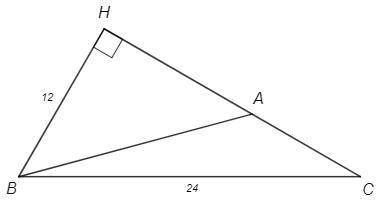 В треугольнике АВС с тупым углом А провели высоту ВН, равную 12. При этом оказалось, что треугольник