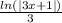 \frac{ln\left ( \left | 3x+1 \right | \right )}{3}