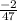 \frac{-2}{47}