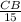 \frac{CB}{15}