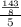 \frac{\frac{143}{8} }{5}