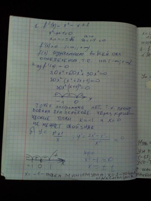 проверочная работа по теме применение производных, ​