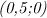 \emph {(0,5;0)}