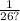 \frac{1}{26?}