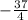 -\frac{37}{4}