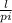 \frac{l}{pi}