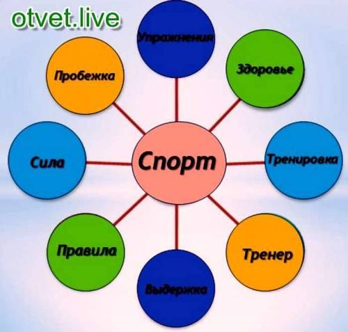 Кластер на тему спартивные игры