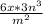 \frac{6x * 3n^{3} }{m^{2}}