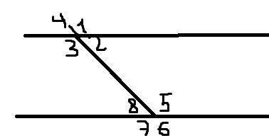 A паролельно B, угол 3 равен 108 градусов чему равен угол 1?