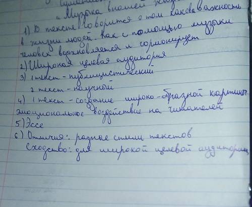 1. Определите цель текстов2. Определите целевую аудиторию текстов3. Определите стили текстов.4. Прив