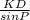 \frac{KD}{sinP}