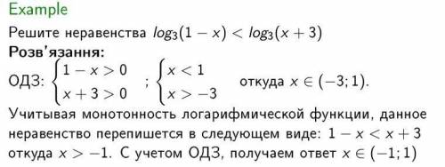 Решите неравенства log3(1-x)< log 3 (x+3)​