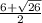 \frac{6 + \sqrt{26} }{2}