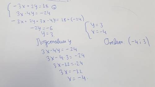 Розв'яжіть систему рівнянь додавання(-4; 3)(3; -4)(4; 3)(3; 4)​