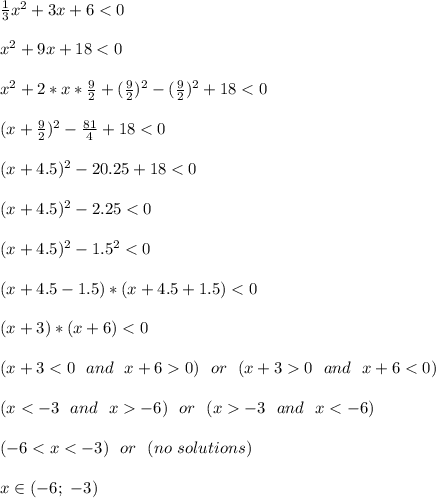 \frac{1}{3} x^2+3x+6