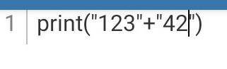 ЗА ПРАВИЛЬНОЕ РЕШЕНИЕ Help :))0) Укажите результат выражения: 123 + 42 Попробуйте получить ответ