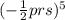 (-\frac{1}{2} prs)^{5}