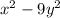 x^{2} - 9y^{2}