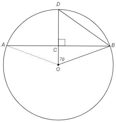 АВ – хорда окружности с центром в точке О. В этой окружности проведено радиус ОВ и радиус OD, которы
