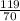 \frac{119}{70}