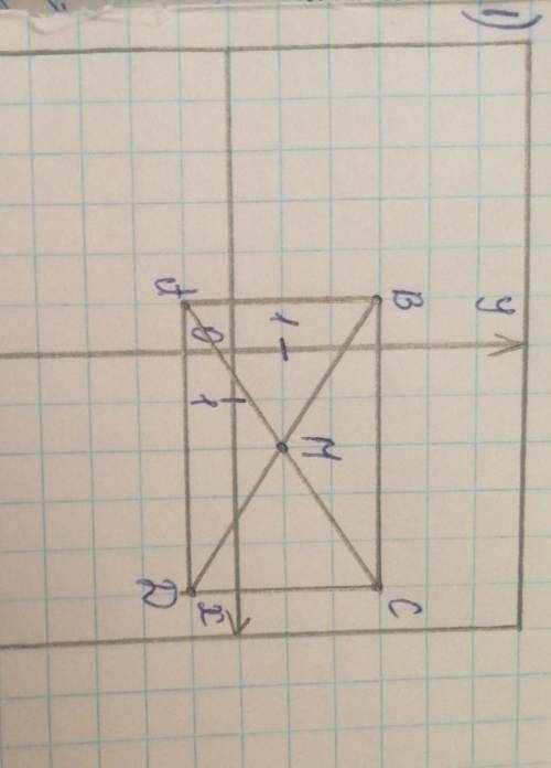 Дано координати трьох вершин прямокутника ABCD A(-1;-1;) B(-1;30 D (5;-1) 1) накресліть цей прямокут