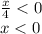 \frac{x}{4}