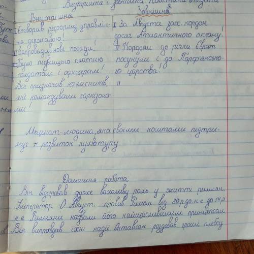 «Утворення Римської імперії та її розквіт за Октавіана Августа» 6-ой класс