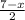 \frac{7-x}{2}