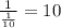 \frac{1}{\frac{1}{10} } =10